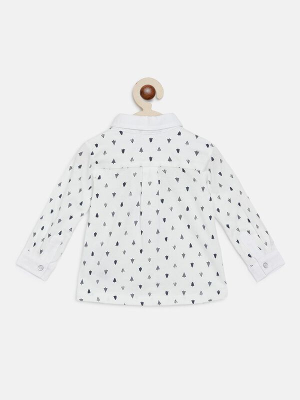 Long Sleeve Shirt With Bow - All Over Print image number null